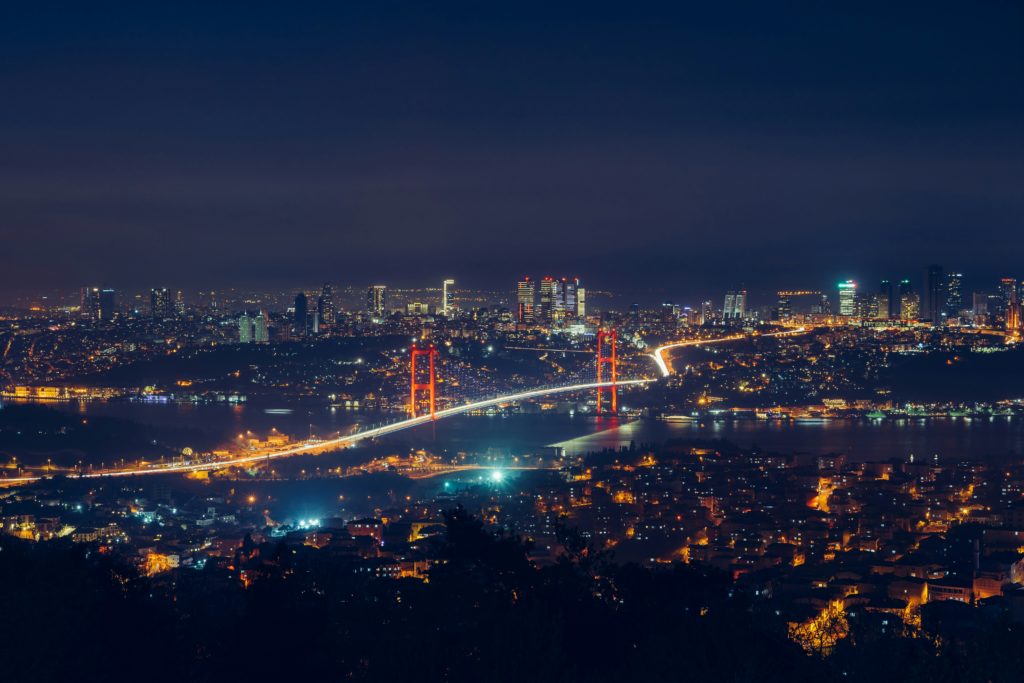 Istanbul nightsky